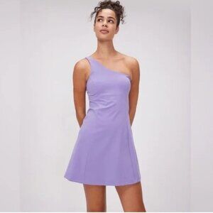 Outdoor Voices One Shoulder Athletic Dress Lavender Purple-Women size Large